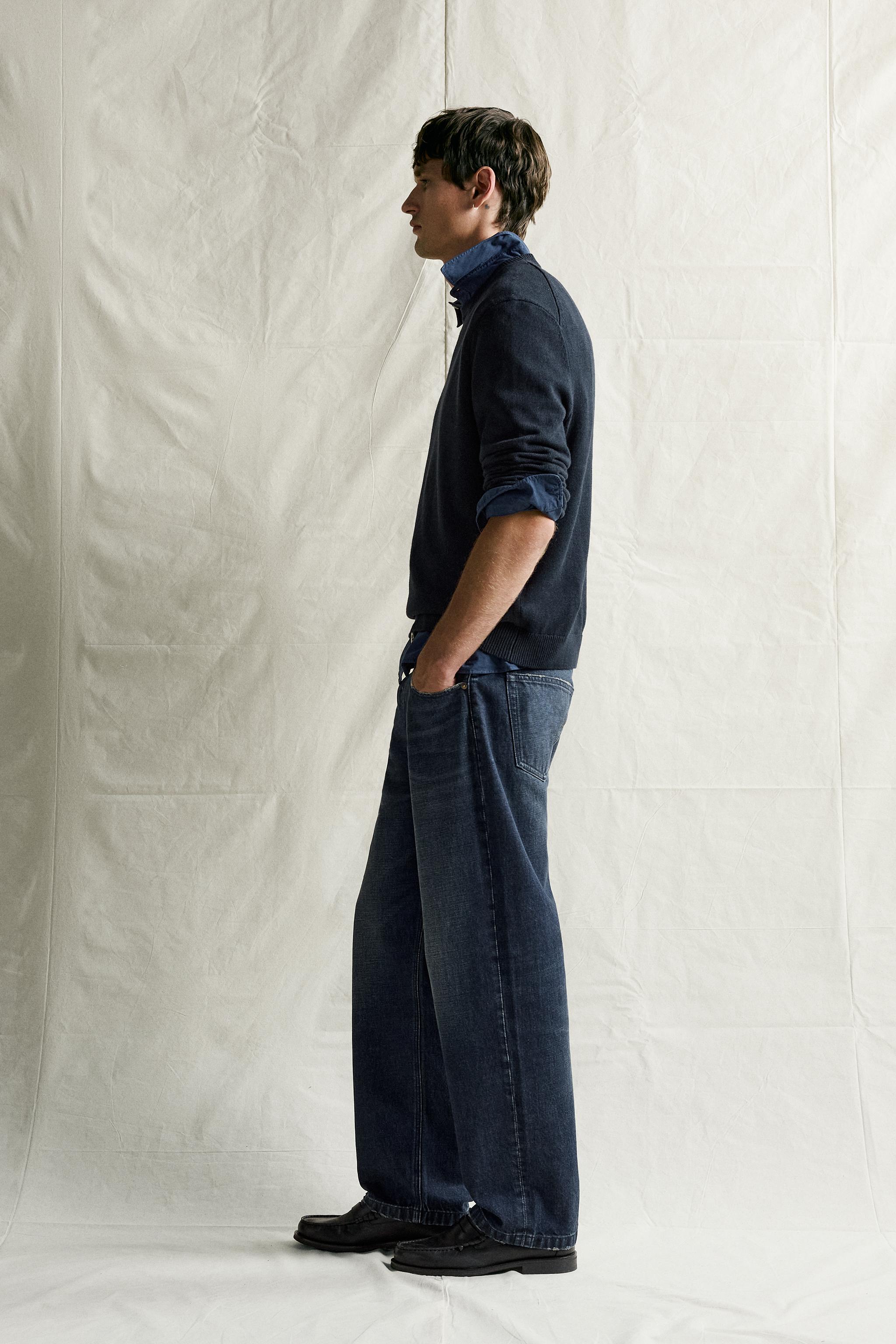 COTTON-LINEN REGULAR FIT JUMPER